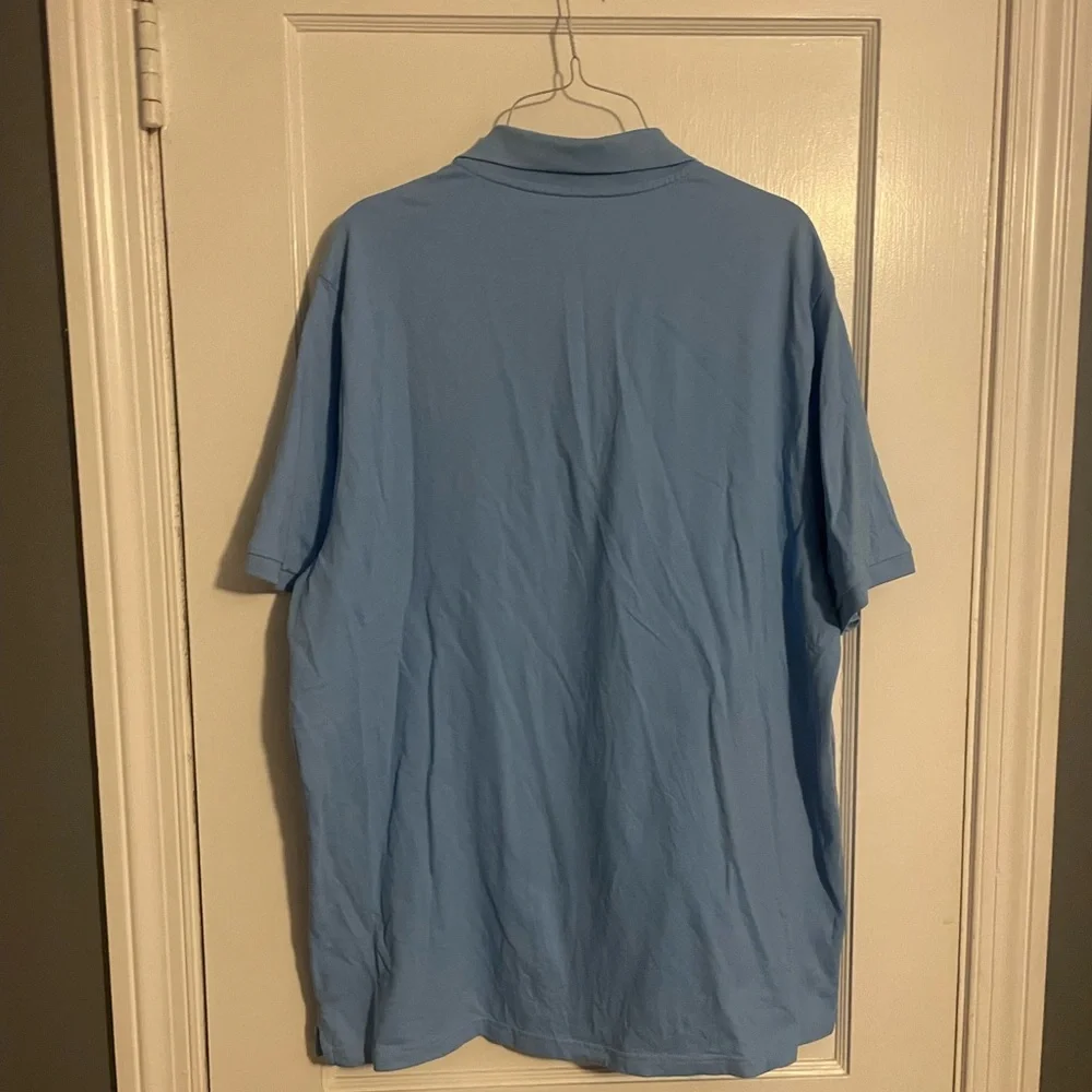 Vineyard Vines Men's Sky Blue Polo with Whale Logo Sz L - Picture 3 of 6
